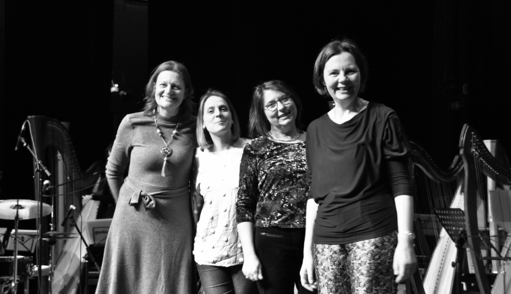 Het team van de Harpwedstrijd Felix Godefroid